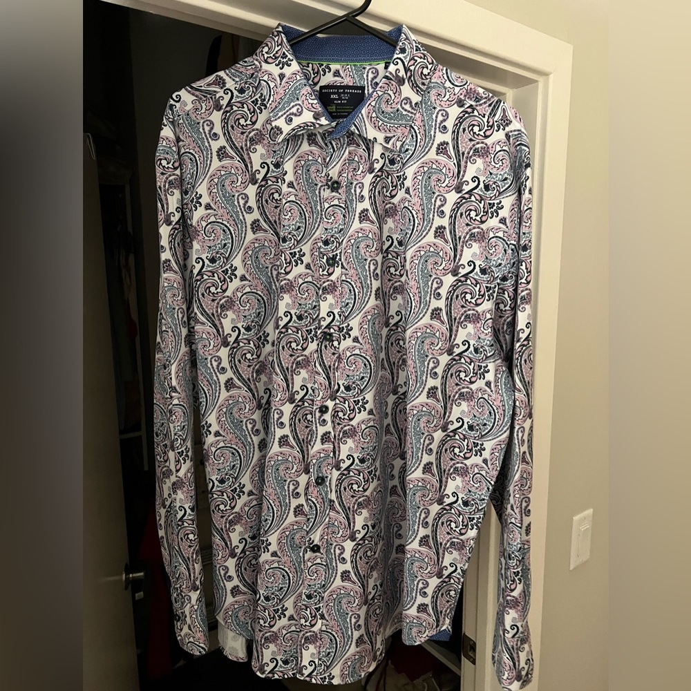 Men’s button-down dress shirt